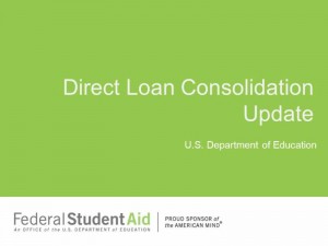 Apr 15 New Direct Loan Consolidation Process