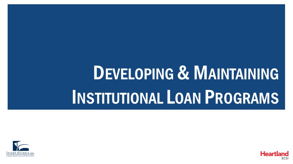 Second Alliance Institutional Loans 2018